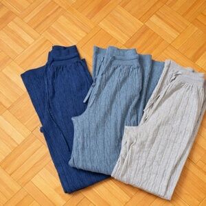 3 NEW Cable knit wide pants Uniqlo